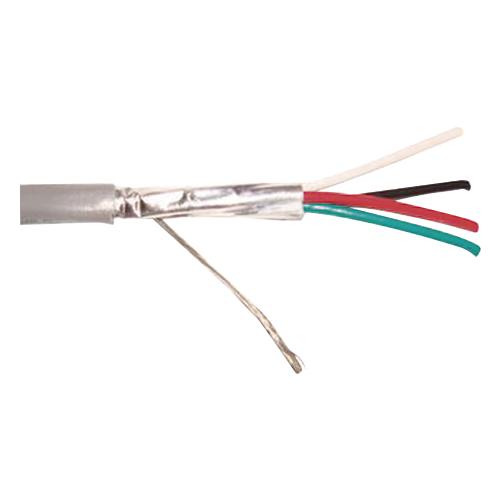 Bobina de cable para alarma 305 m, 4X18 AWG, gris