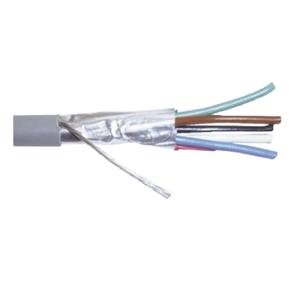 Bobina de cable para alarma 305 m, 6X22 AWG, gris