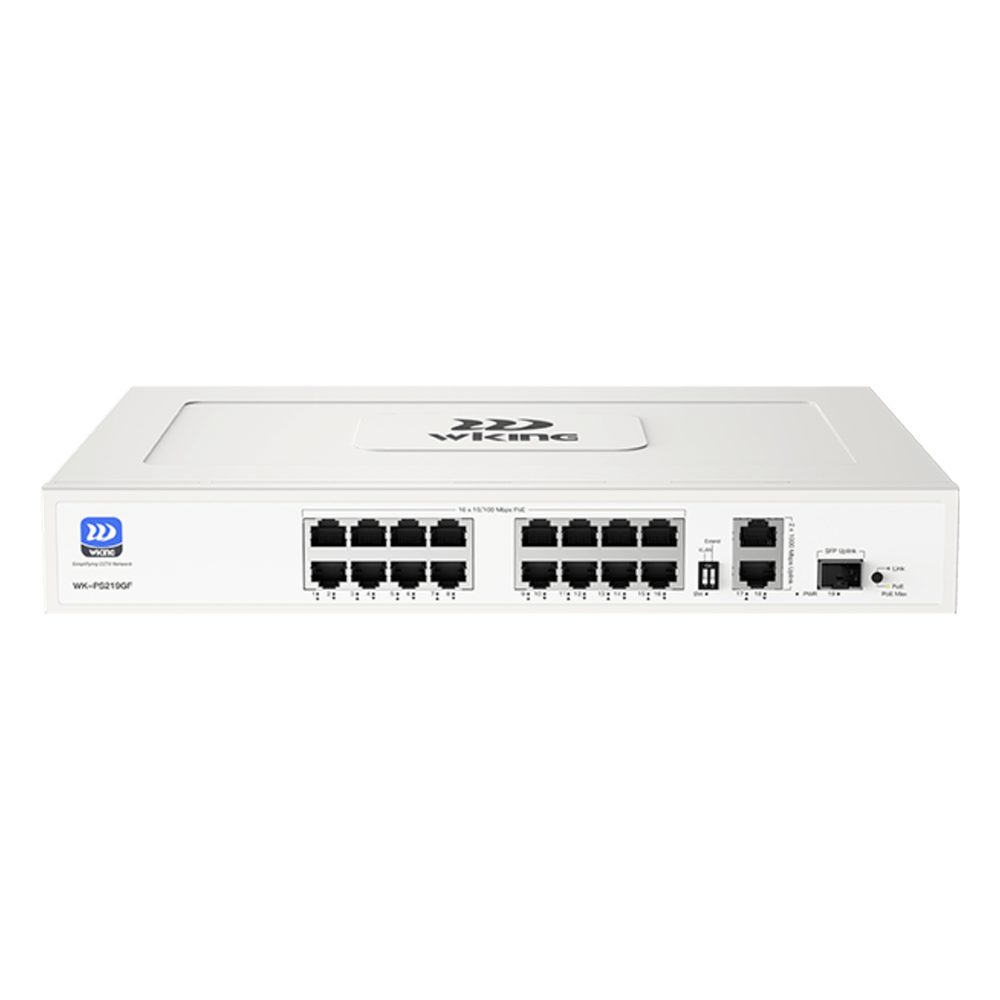 Switch no administrable 16 puertos, PoE, Gigabit, 180 W