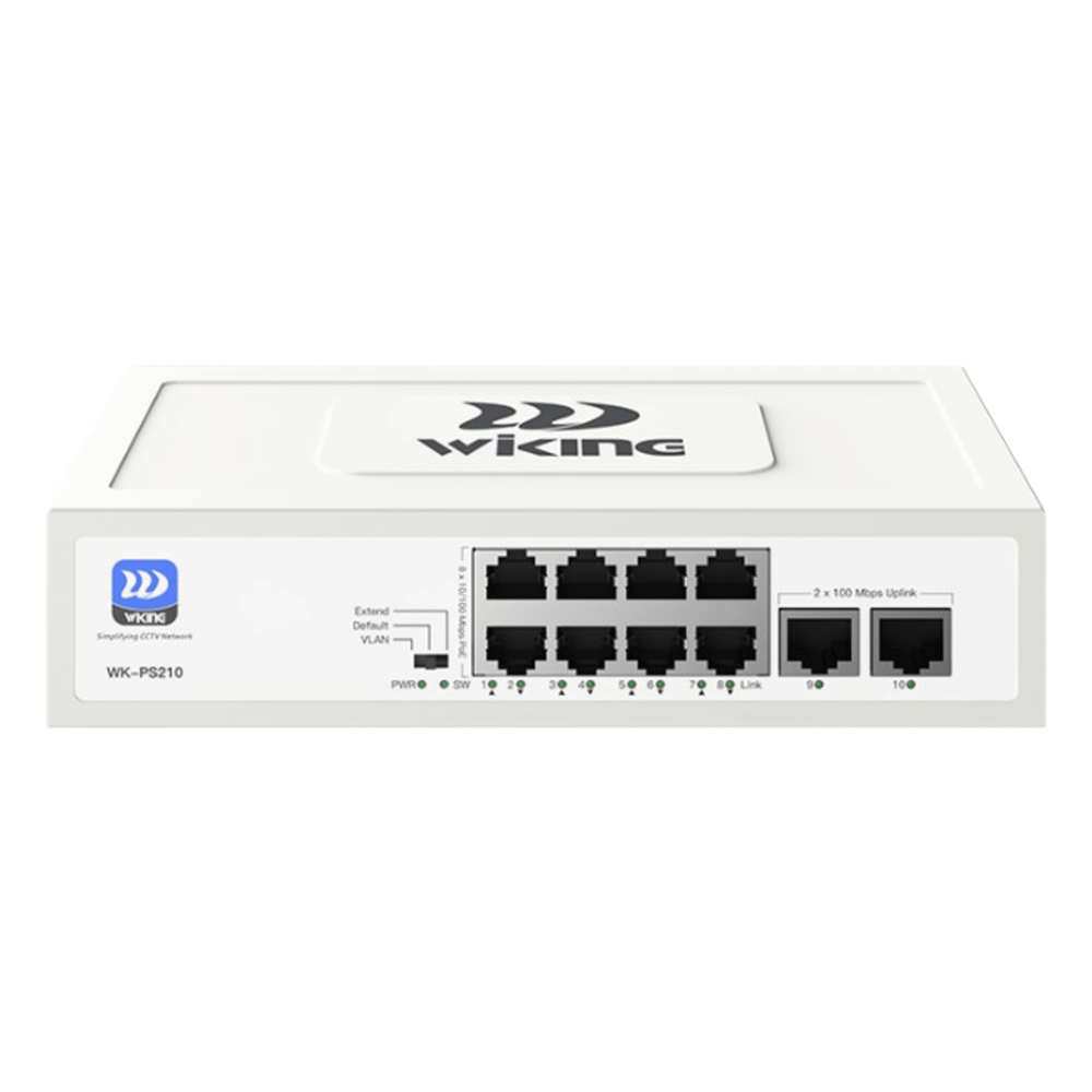 Switch no administrable 8 puertos, PoE, 10/100 Mbps, 76 W