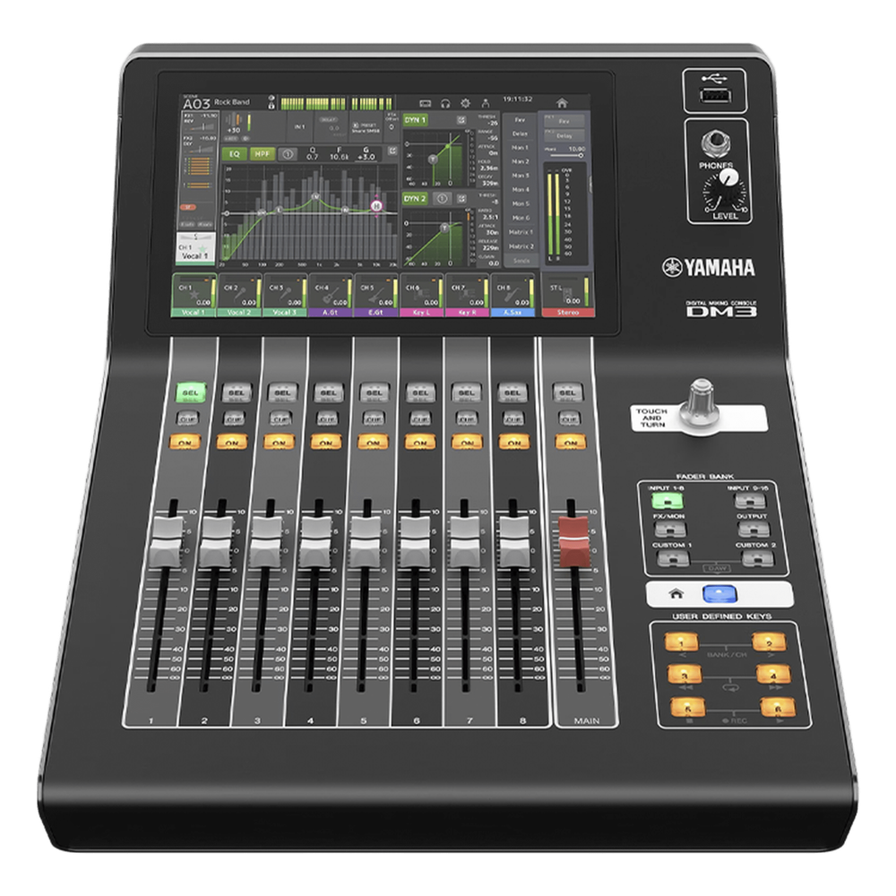 Mezcladora de audio Dante