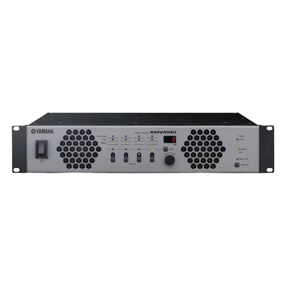 Amplificador de audio 140 W, 4 canales, 70 / 100V