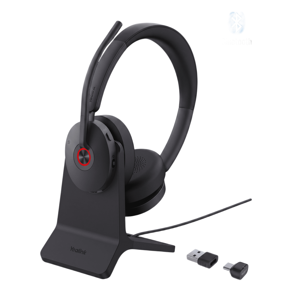 Auriculares estéreo Yealink BH74 con base de carga
