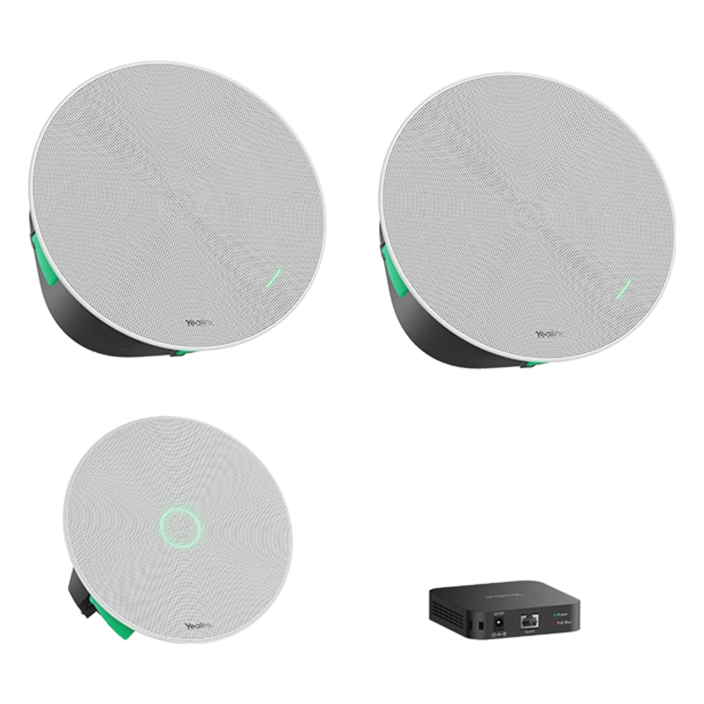 Kit de audio Yealink con micrófono y altavoces PoE