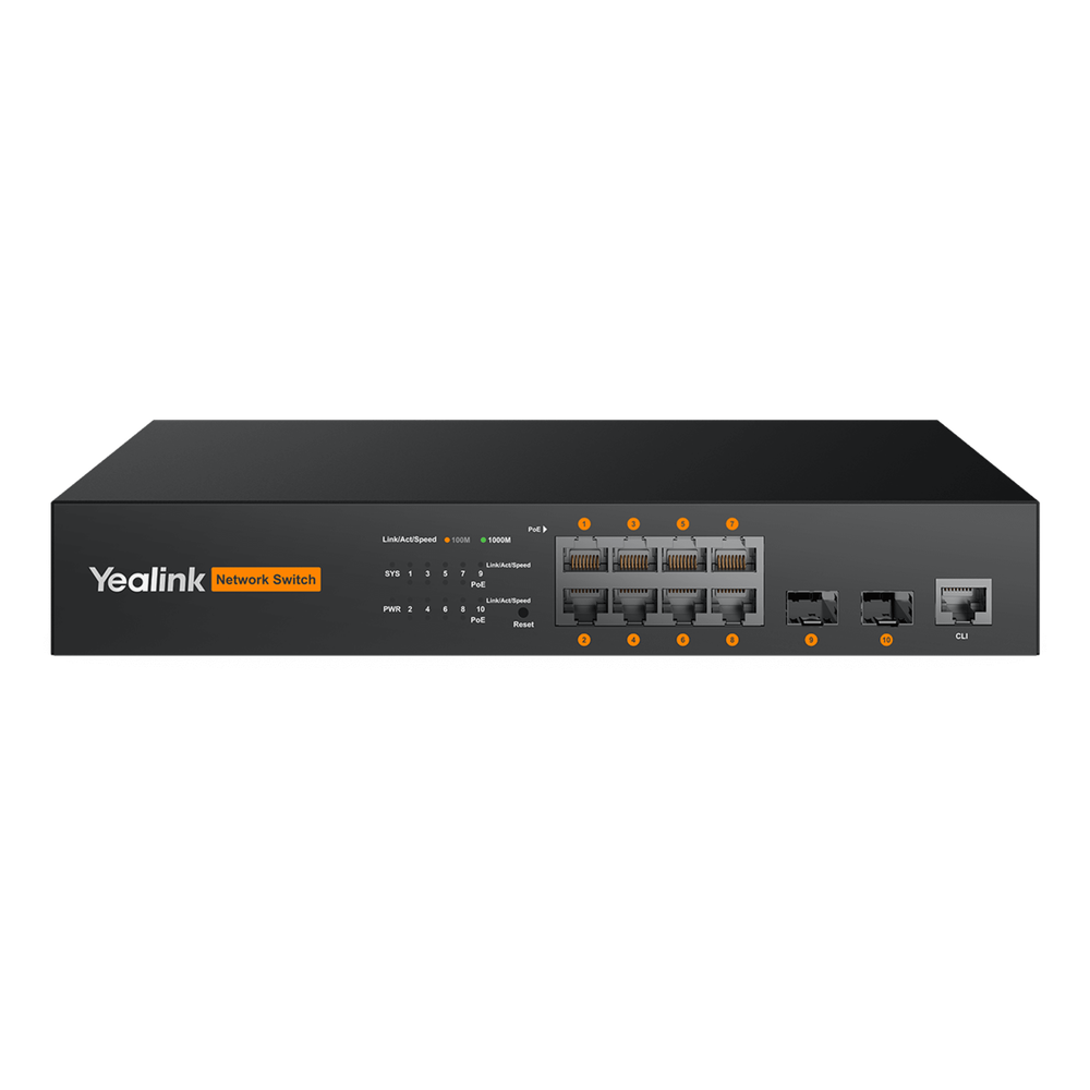 Switch administrable PoE+, Gigabit, capa 2