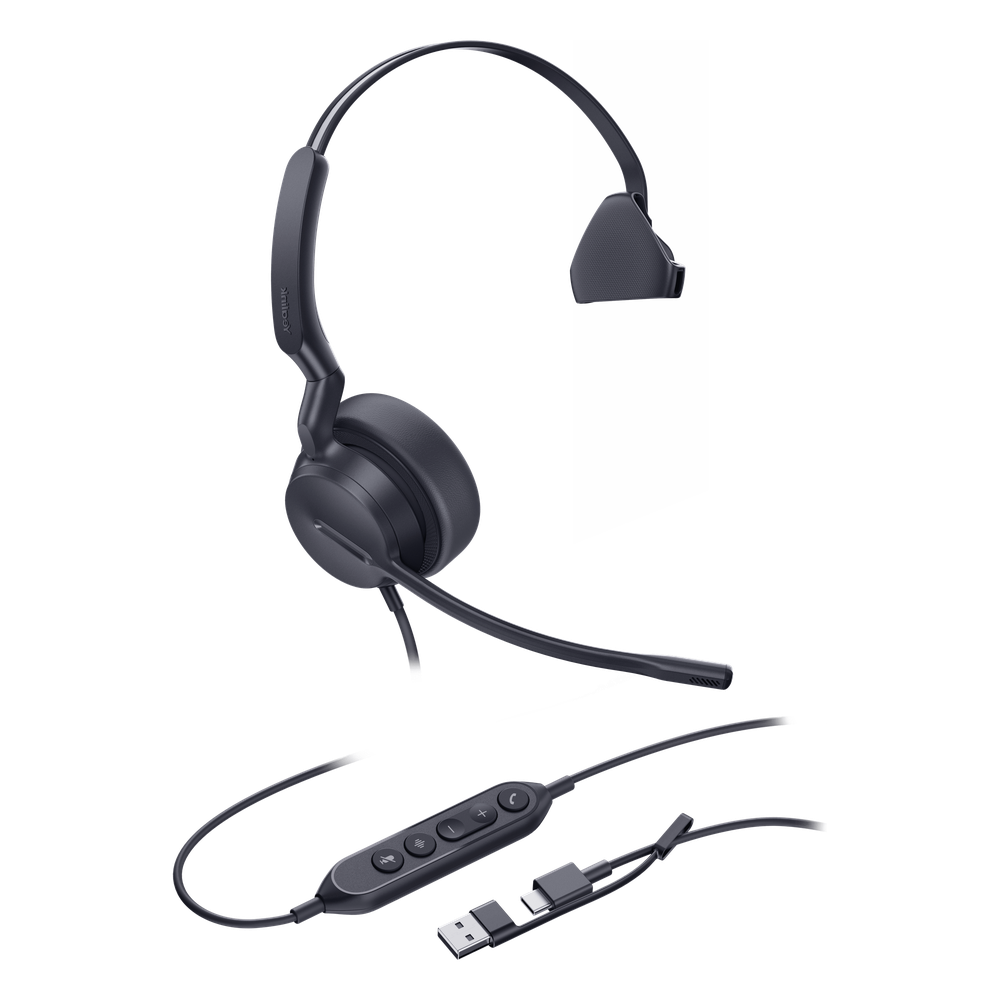 Auriculares Yealink UH42 Mono con cancelación de ruido por IA