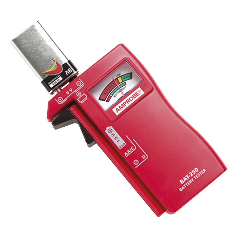 [BAT-250] Probador de Baterías 9 Vcc / 1.5 Vcc [AA-AAA-C-D]