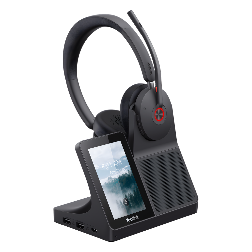 Auriculares estéreo Yealink WH68 para estaciones de trabajo 4"