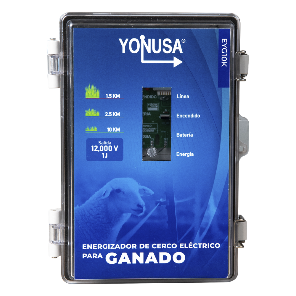 Energizador para Ganado 10,000Volts-2JOULES