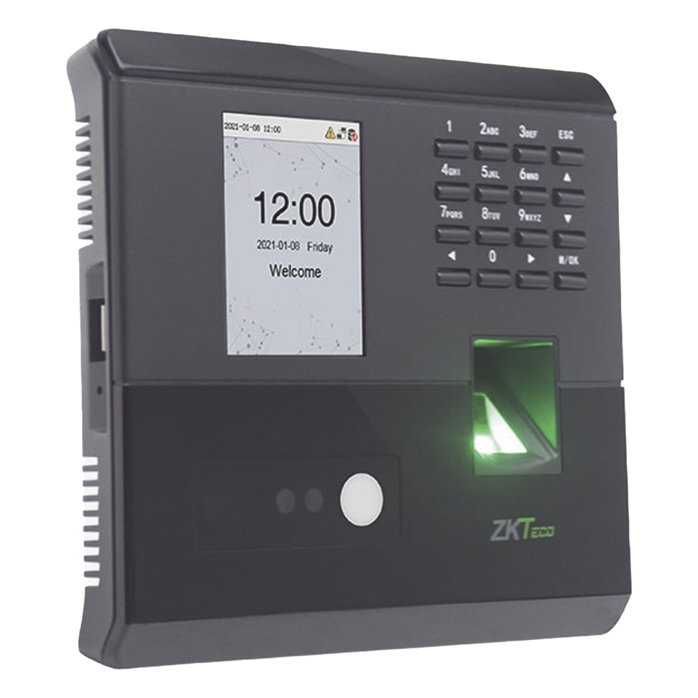 Terminal Biométrica Facial y Huella / 100 Rostros 500 Huellas / Visible Light / ADMS / TCP / IP / BioTimePro