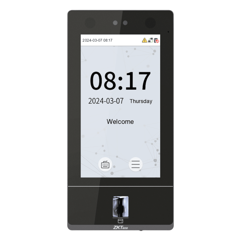 Terminal de acceso facial + huella, Wi-Fi, 50,000 Usuarios, IP65