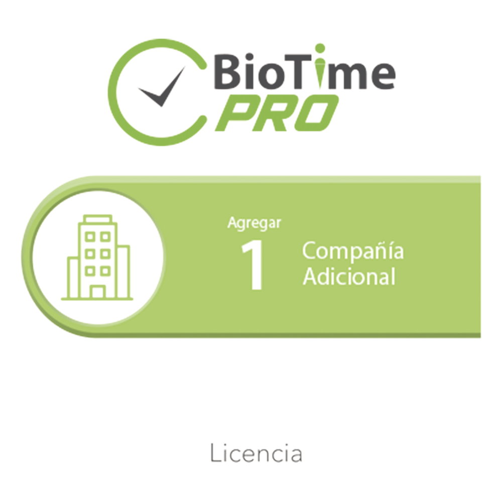 Software de Gestión Centralizada de Asistencia BIOTIMEPRO Licencia