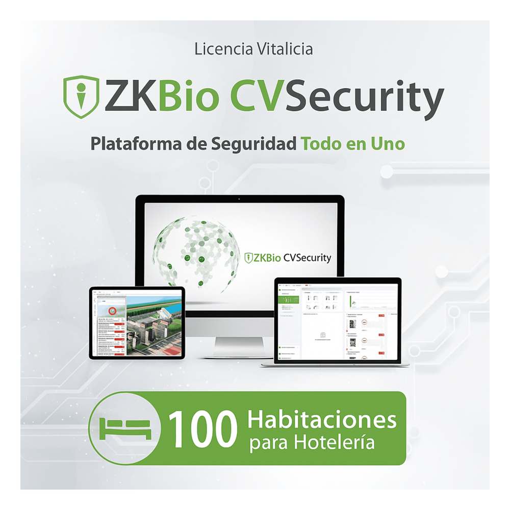 Licencia para ZKBioCVsecurity para modulo de hoteleria