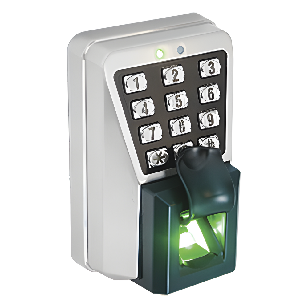 Lector Biométrico de Huella y Proximidad / 3,000 Huellas 30,000 Tarjetas / Teclado / IP65 Antivandalico / TCP / IP RS485 / Control de Acceso