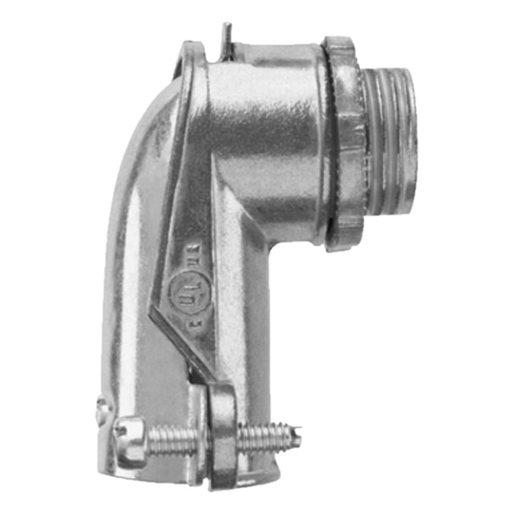 Conector curvo para tubo flexible 3 / 4" (19 mm)