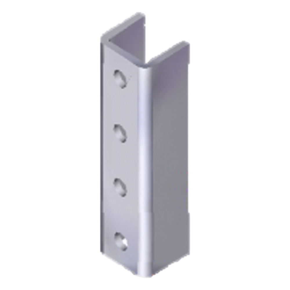 [ANC-HH01] Herraje Cople Para Unicanal 4 X 4 cm de 4 Perforaciones.