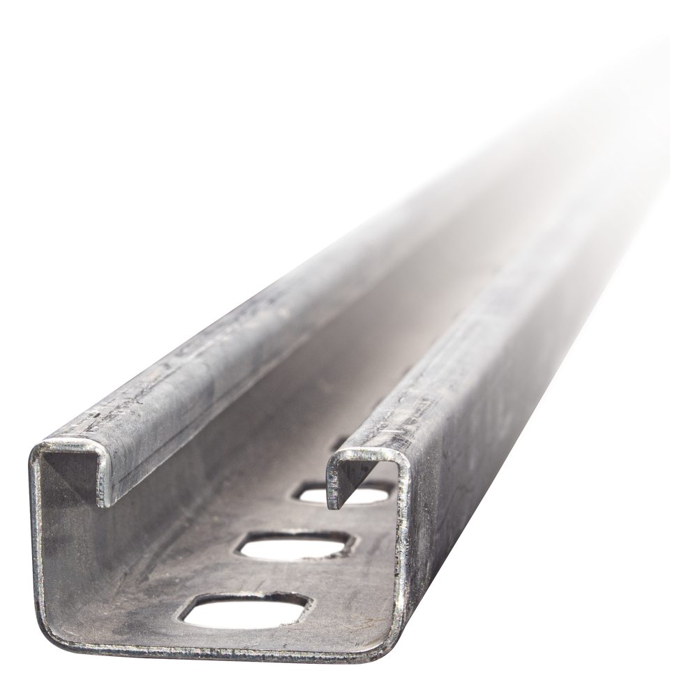 Unicanal Perforado 4 X 2 cm X 3 m / Calibre 16 / Galv. Electrolítico