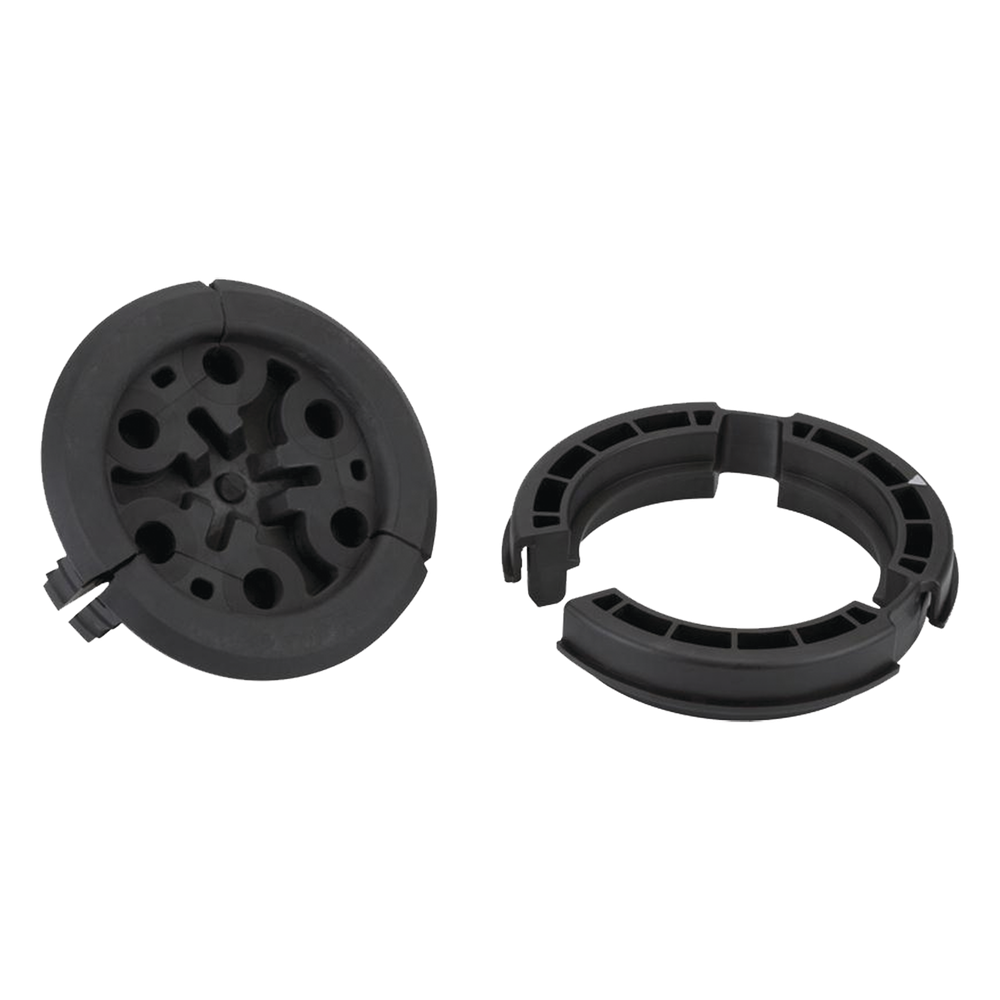 [SEC-614] Bota Pasamuro de 4 Con 6 Orificios de 1 / 4 Para Cable Corrugado