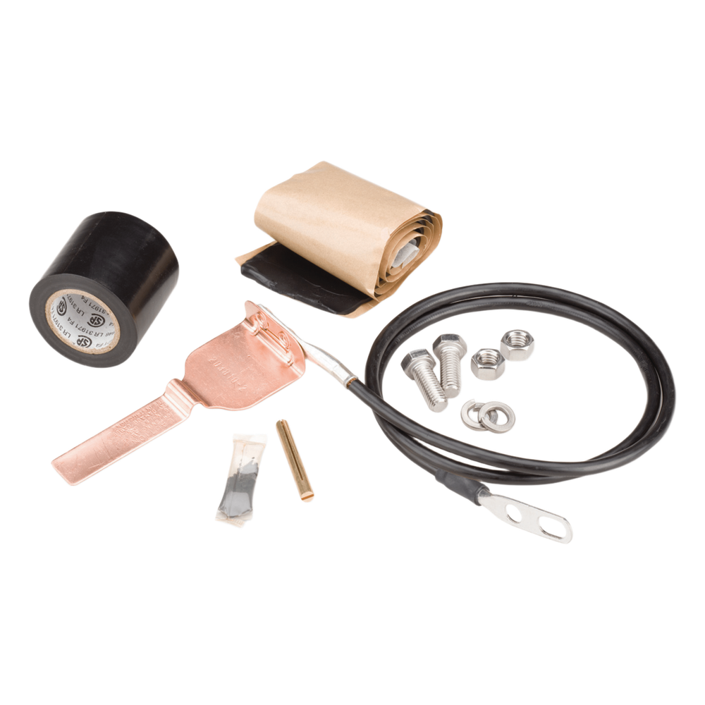 [241-0883] Kit de Puesta a Tierra HELIAX para Cable Coaxial Corrugado 1-1 / 4 pulgadas