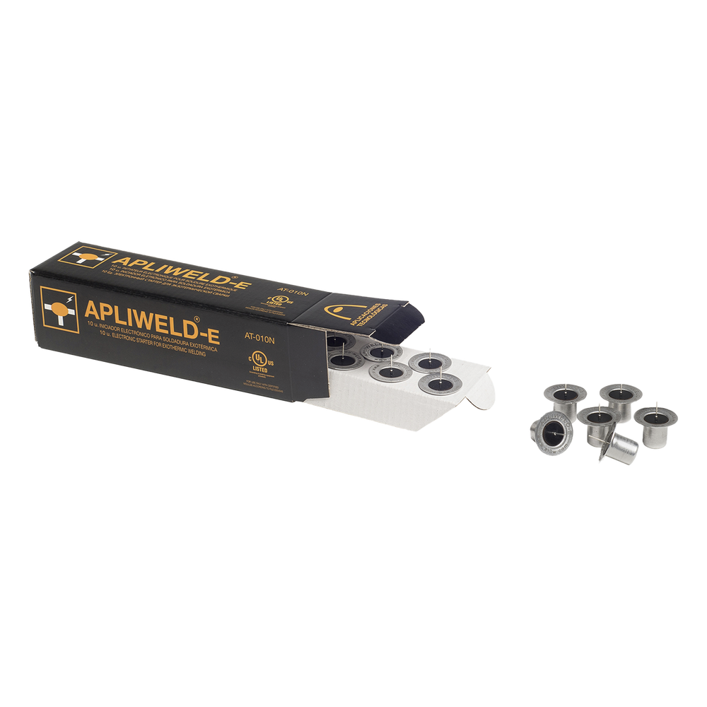 [AT-010-N] Iniciador Electrónico ApliWeld-E / 10 Unidades / Soldadura Exotérmica / Activación Segura / Sin Material Inflamable