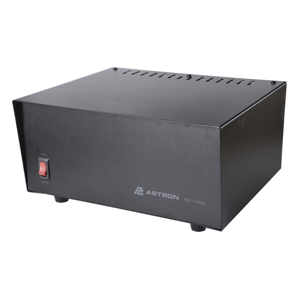 [RS-35A] Fuente de Poder Lineal / 13.8 Vcc 35 A / Regulación Electrónica / Disipador Térmico / Voltaje Universal / Alta Potencia