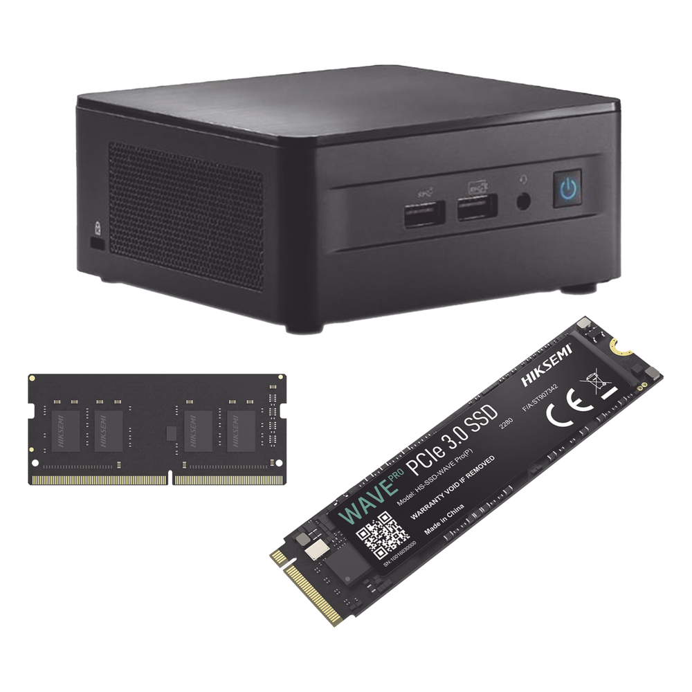 [NUCASI516G256G] ASUS NUC KIT / ESTACION DE TRABAJO / CORE I5 12VA GENERACION / RAM 16GB / SSD 256