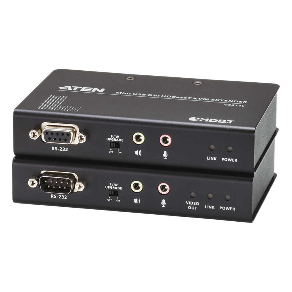 [CE611] Extensor KVM HDBaseT™| DVI | USB | formato compacto (1920 x 1200 a 100m)