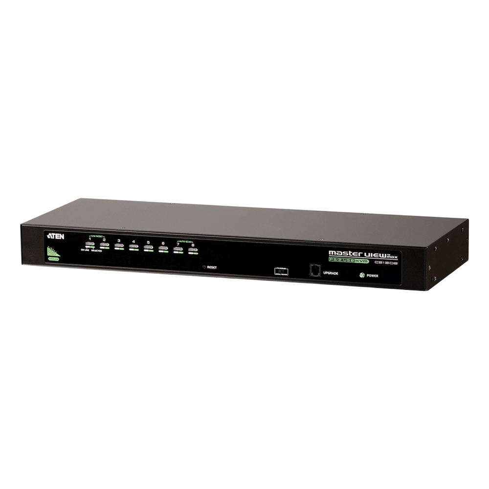[CS1308] Conmutador KVM VGA PS / 2-USB de 8 puertos / Cascada / W / (EE.UU. / UE / SALIDA) ADP. ATEN