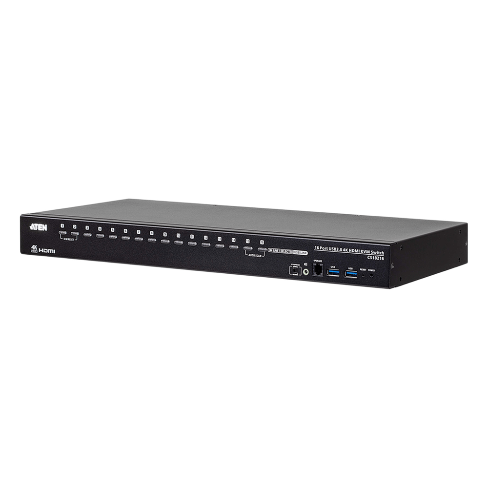 [CS18216] Switch KVM | 16 Puertos | 4K USB 3.0 | Video DynaSync™ | Conexión en Cascada | Función Pantalla Múltiple