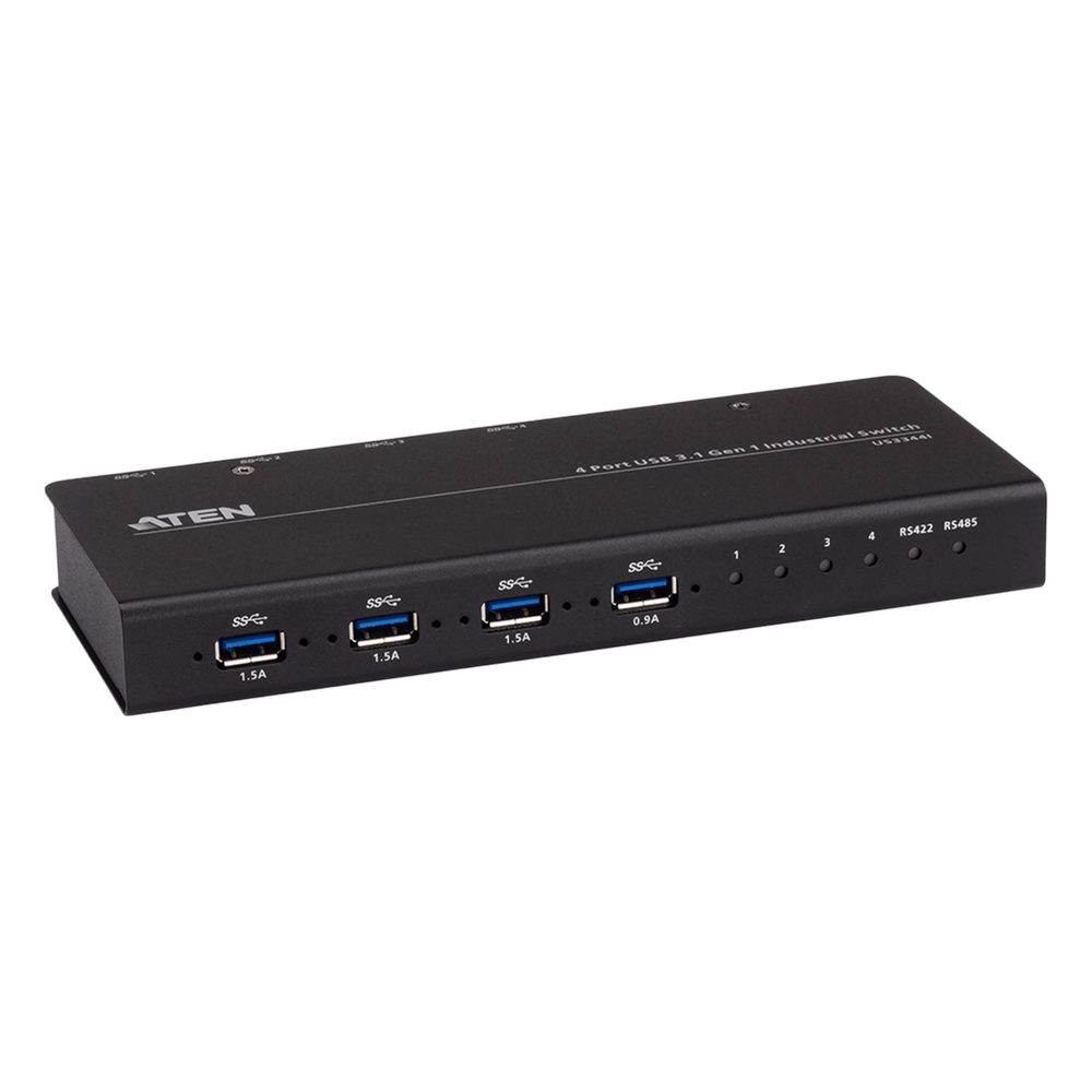 [US3344I] Conmutador concentrador industrial | 4 x 4 USB | 3.2 Gen 1
