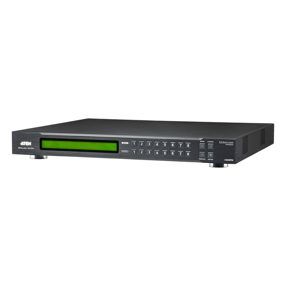 [VM5808HA] Switch De Matriz Hdmi | 8x8 | Con Escalador | Compatible Con Videowall | Seamless Switch™ | IR | RS-232 | Ethernet | Salida de Audio