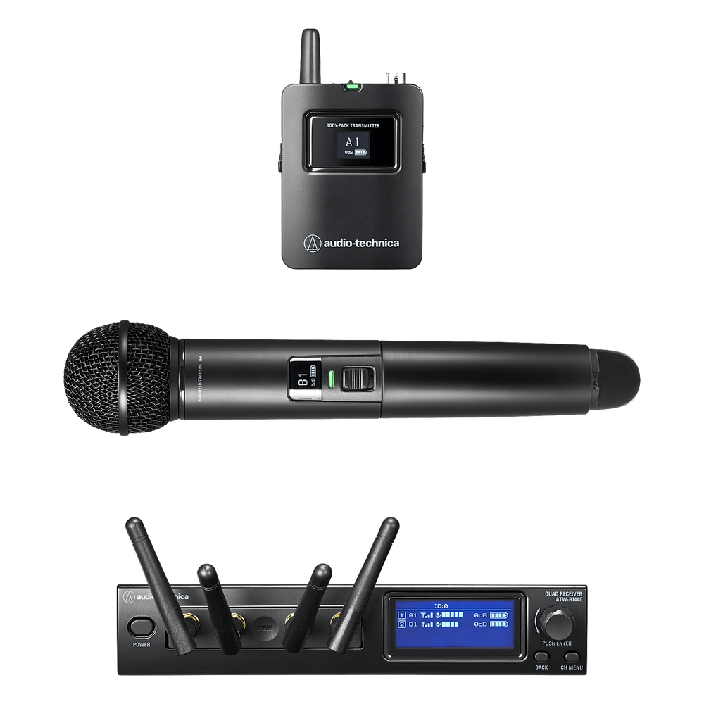 [ATW-1423] Sistema Inalámbrico Digital System 20 | 2.4 GHz | 24-bit 48 kHz | 20 Canales HD | AES128 Encryption | True Diversity | Gestión Wireless Manager