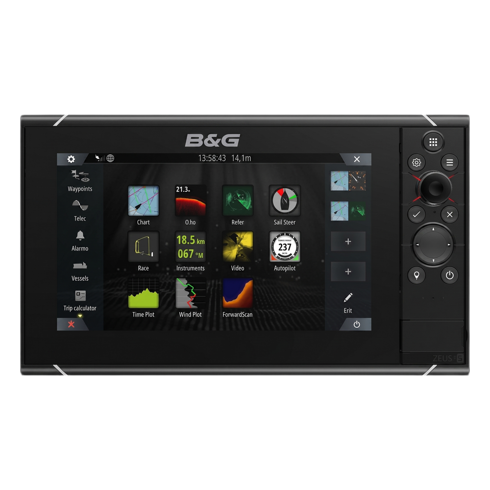 [000-15412-002] Pantalla de navegación ZEUS3S de alto rendimiento, con display de ultra visibilidad y pantalla touchscreen.