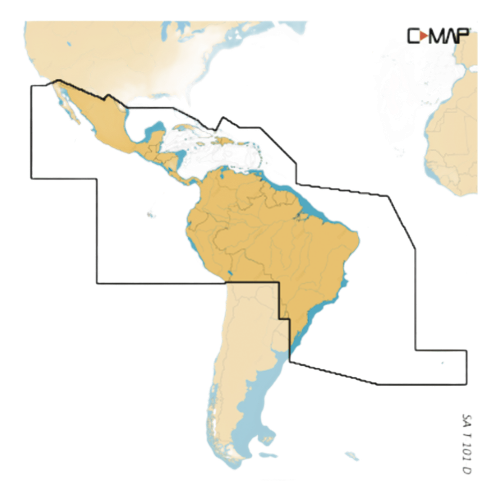 [M-SA-T-101-D-MS] C-MAP DISCOVER X / Cartas Náuticas Vectoriales / Batimetría de Alta Resolución / Enrutamiento Automático Sin Suscripción / Integración con App Compañera / Modos Día y Noche / Herramienta Map Inspecto