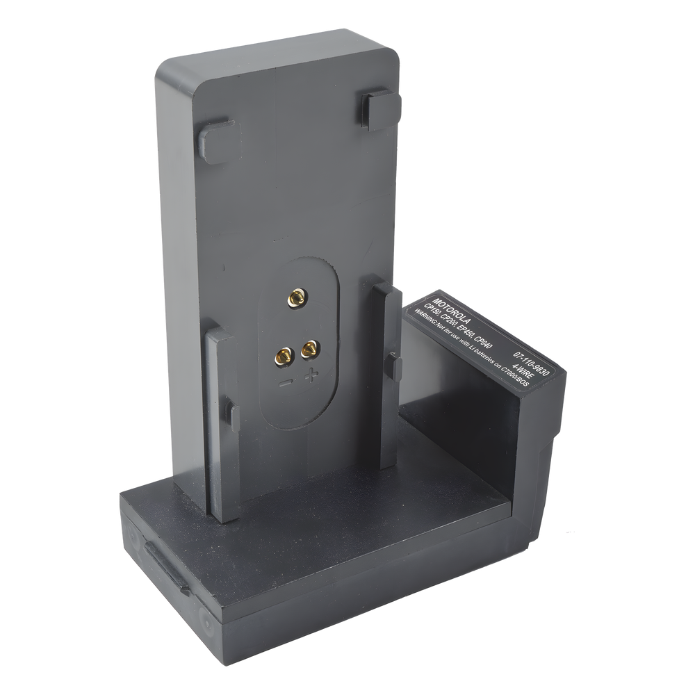 [07-110-9830] Adaptador de batería para ANALIZADOR C7X00-C SERIES para batería NTN4497 para radios Motorola EP450, DEP450, PR400, CP150, CP200, CP250