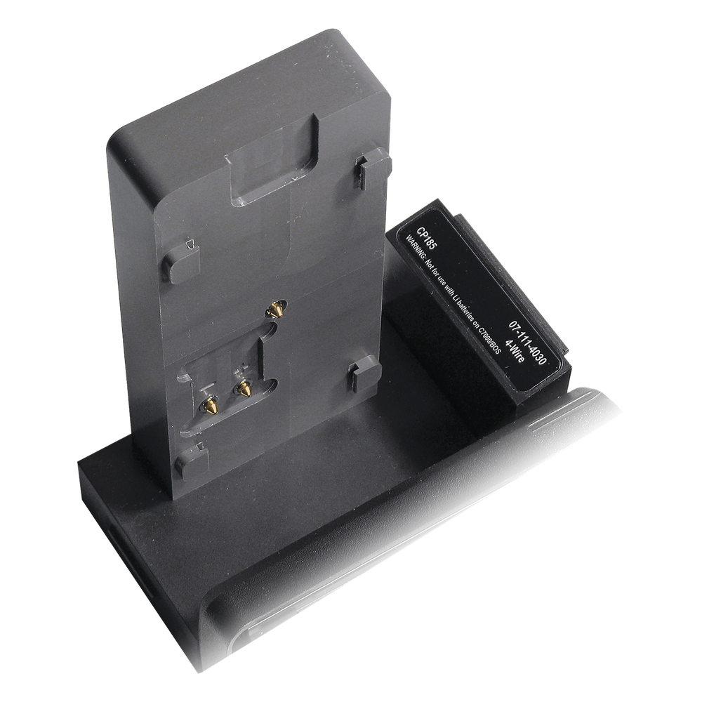 [07-111-4030] Adaptador de batería para ANALIZADOR C7X00-C SERIES para baterías PMNN4476A, PMNN4081AR, para radios Motorola CP185, CP476, CP477, CP1300, CP1600, P140, P160, P180.