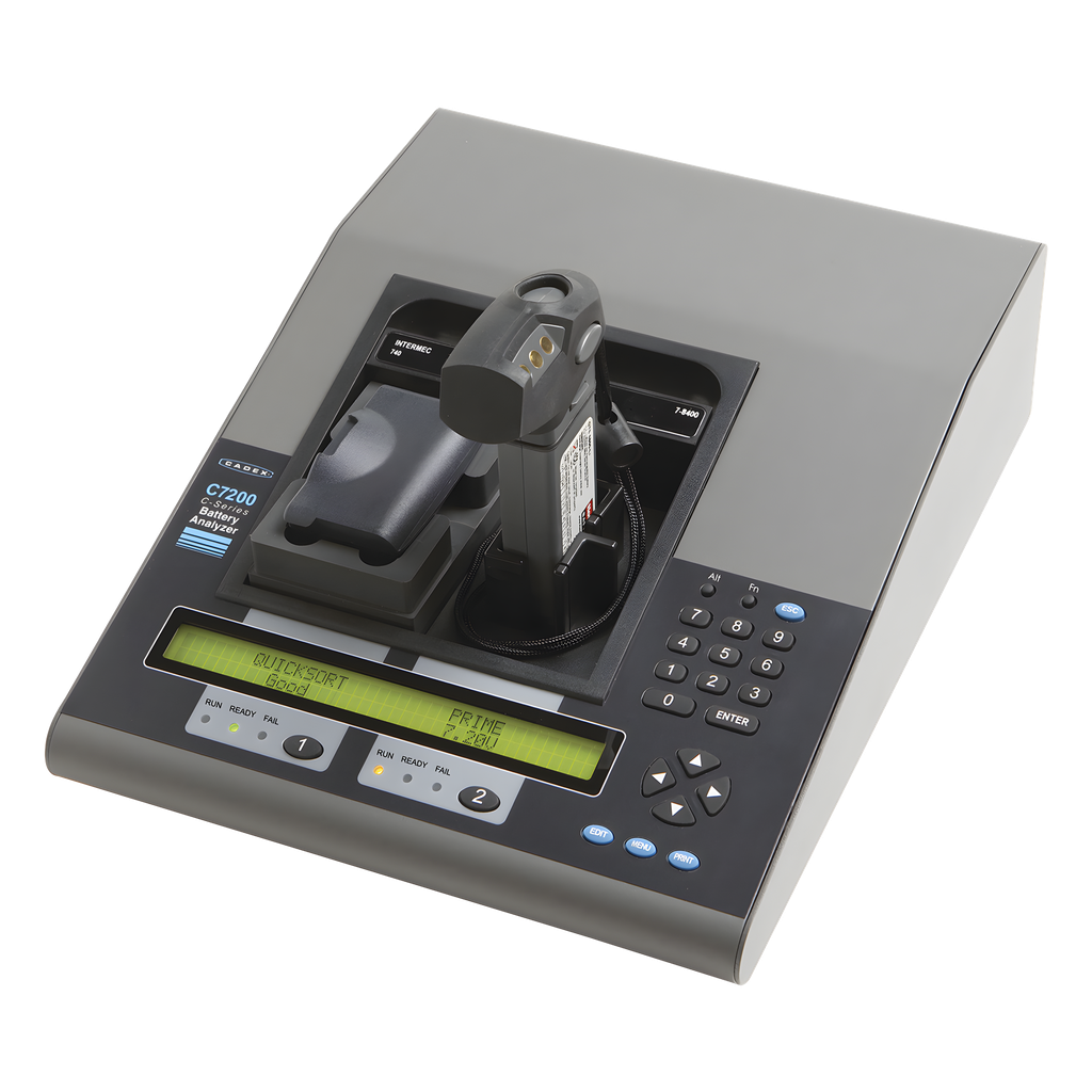 CADEX 7200-C Analizador de Baterías de 2 Cavidades (40W). No Incluye Adaptadores.
