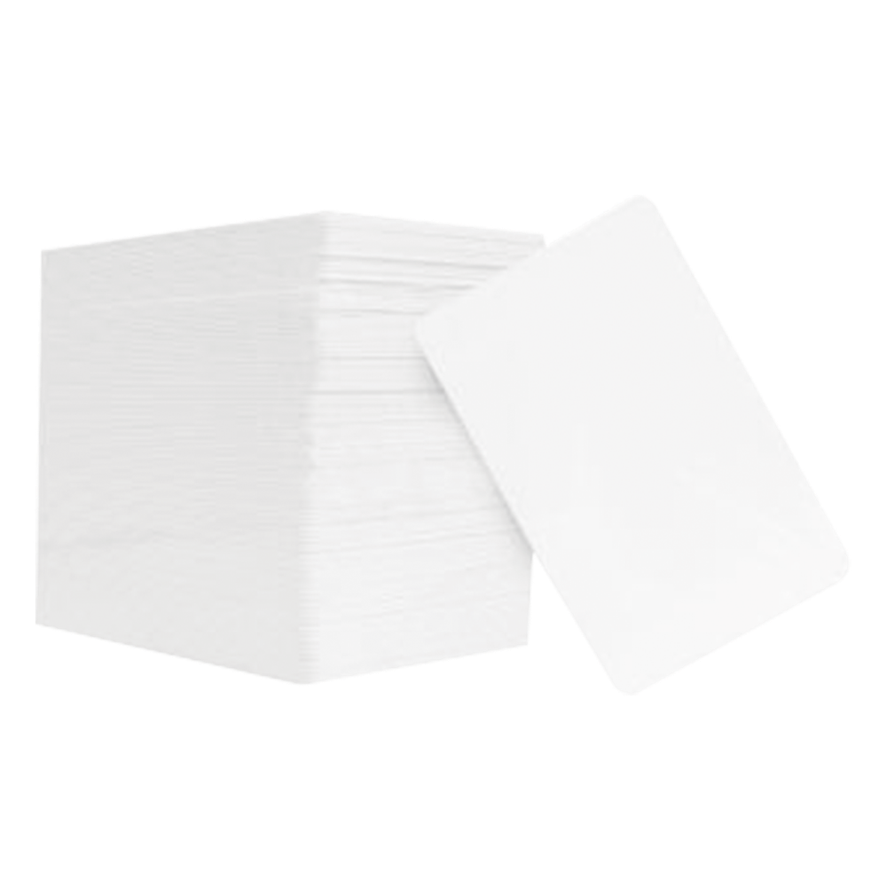 Paquete de 100 tarjetas PVC