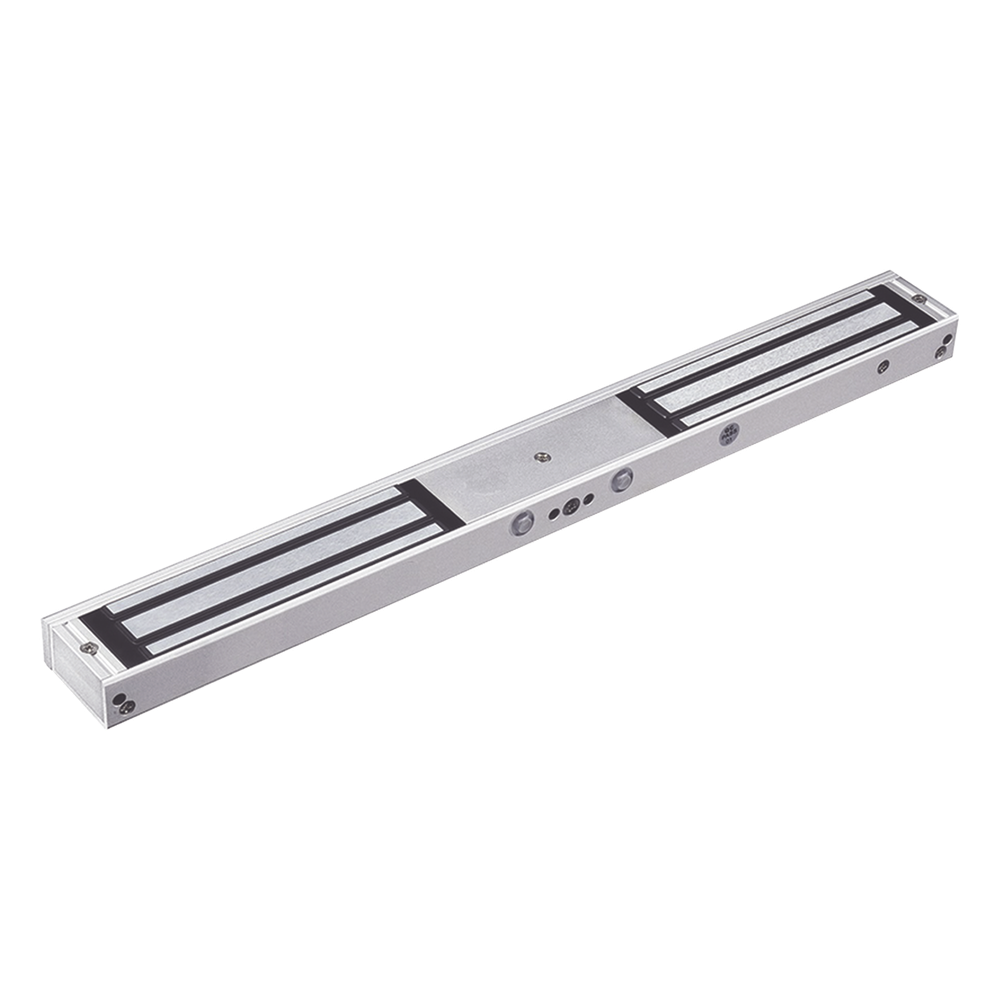 [MAG1200NDLED] Chapa Magnética Doble para Aplicación en Puertas de Doble Hoja. 1200 lbs(x 2). LED indicador ultrabrillante