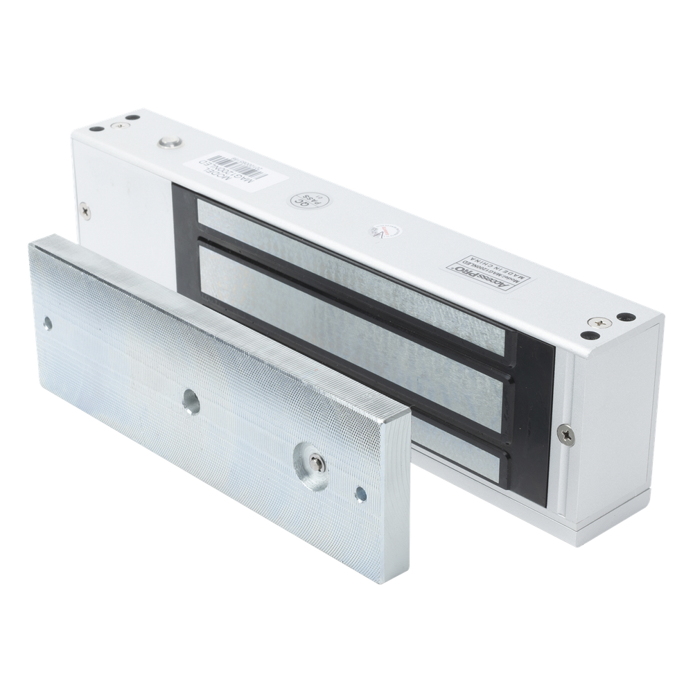 [MAG1200NLED] Chapa magnética de 1200 lbs / Sensor de la placa / Uso en Interior / LED indicador ultrabrillante