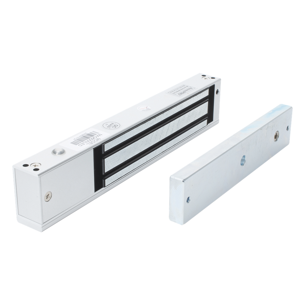 [MAG600NLED] Chapa Magnética de 600 lbs con LED Ultra-brillante, Sensor de Estado de Placa y Sin Magnetismo Residual