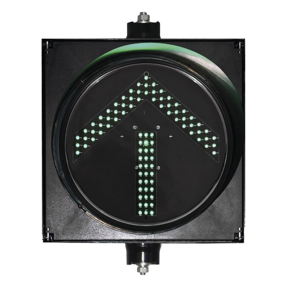 Semáforo / Señalización Flecha Verde / diámetro 30cm / Luz LED