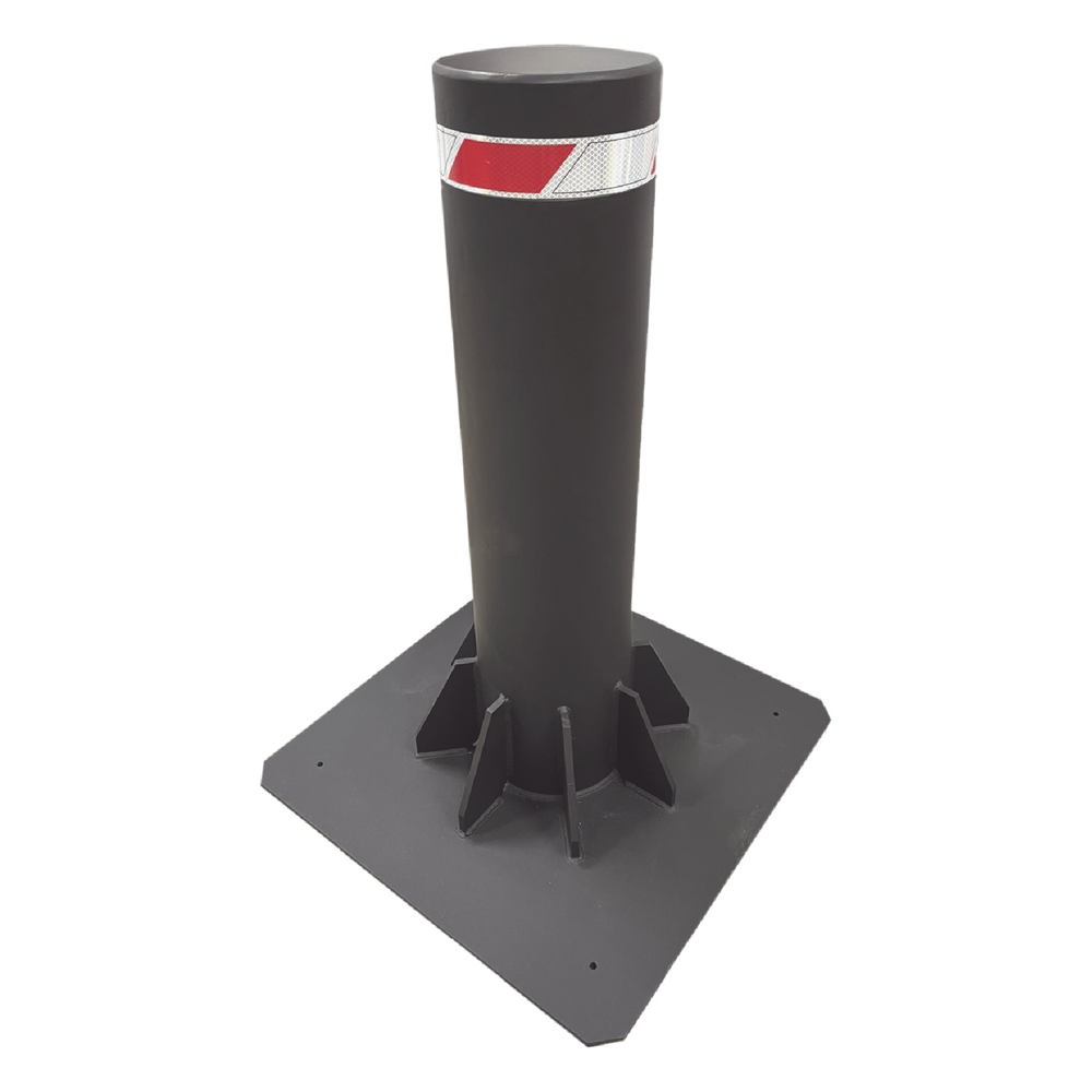 Bolardo Fijo de Alta Seguridad de 220 mm de Diámetro / Fabricado en Acero al Carbón
