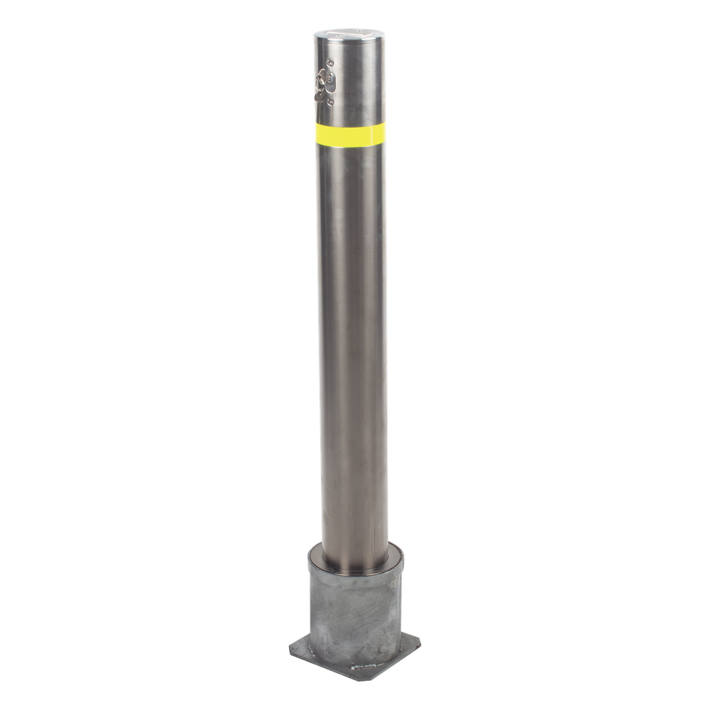 Bolardo Desmontable de acero Inoxidable de 900 mm de Altura