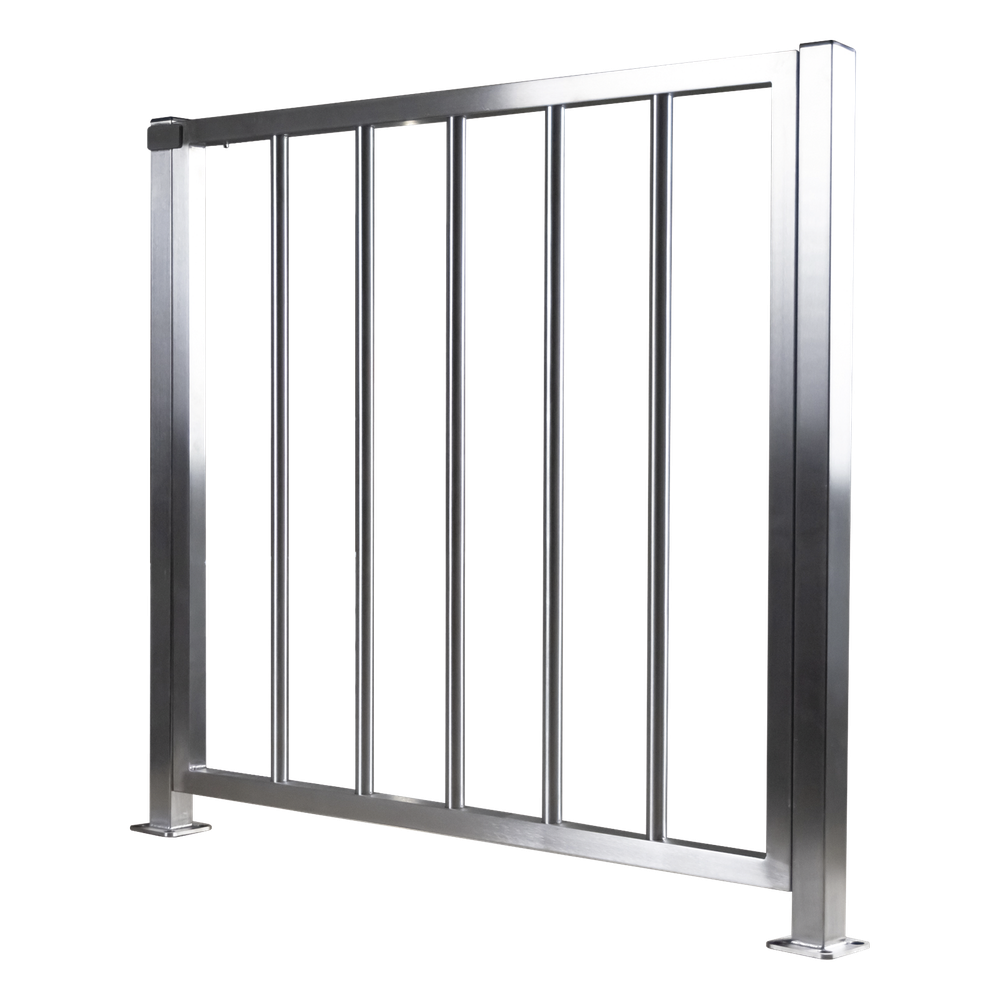 [XD-100-MC] Puerta de Acero Inoxidable de Medio Cuerpo / Paso de 100 Centímetros de Ancho Ideal Para Dar Accesos que no Caben Por su Torniquete / Altura de 90 Centímetros
