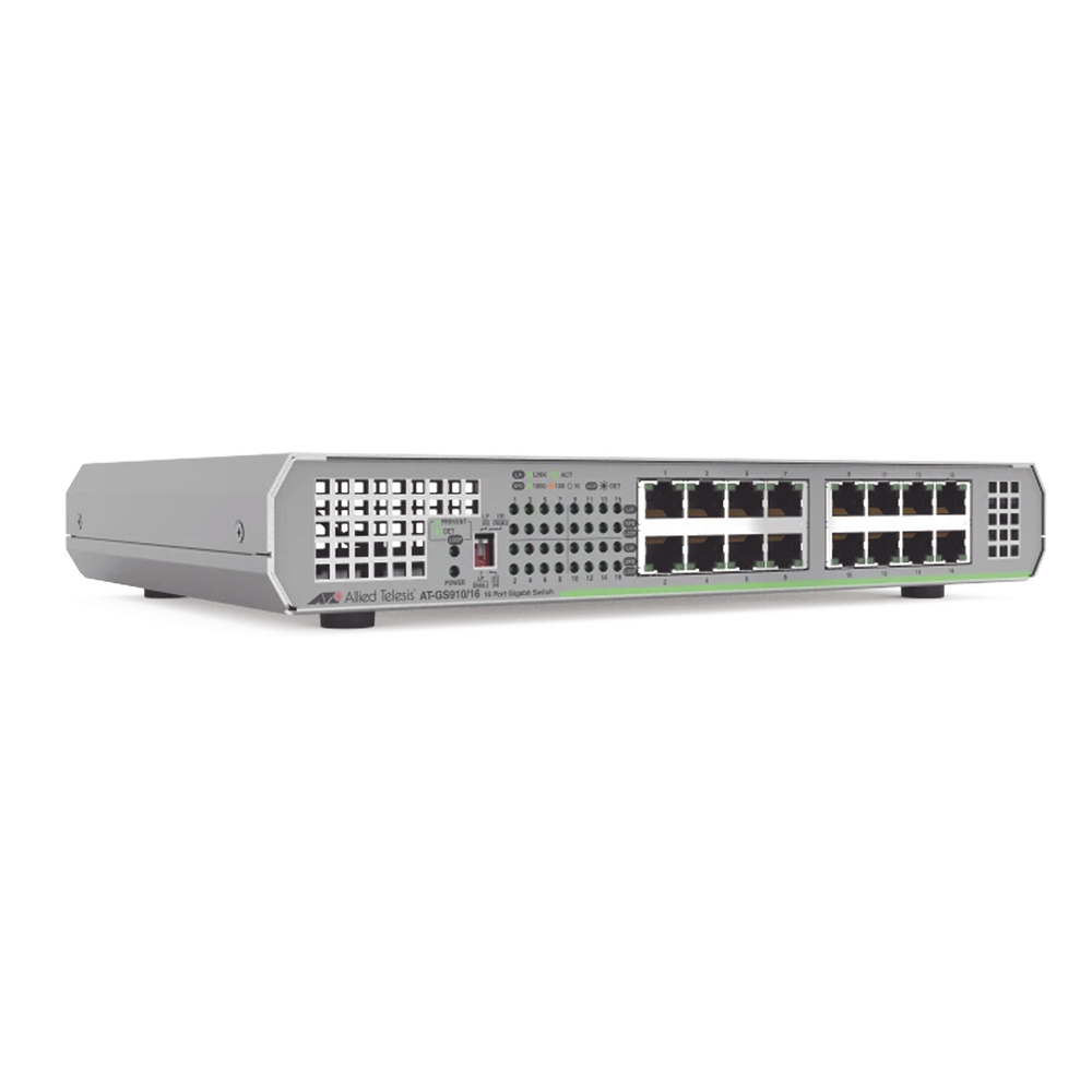Switch Gigabit Ethernet no administrado 16 puertos 10 / 100 / 1000 Mbps