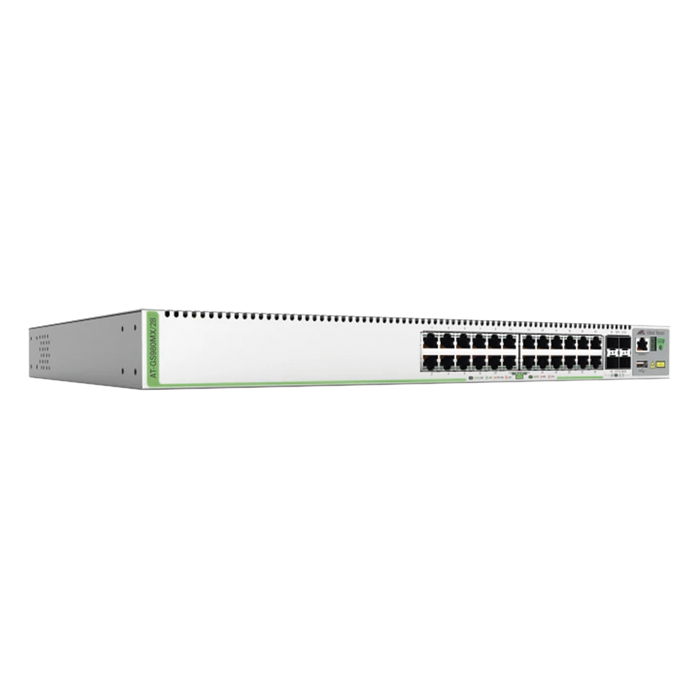 Switch administrable 24 puertos, Gigabit, capa 3, 4 puertos SFP+