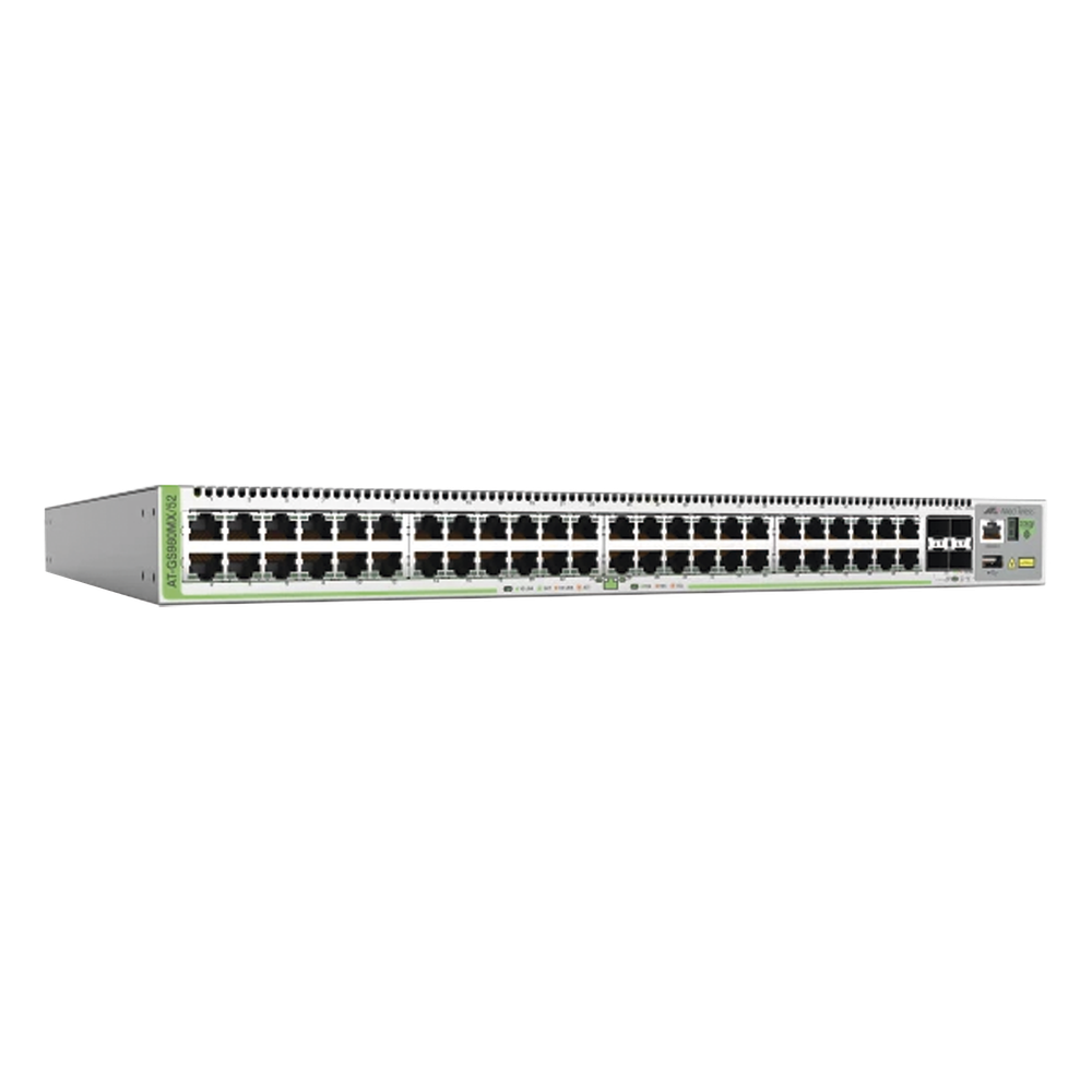 Switch administrable 48 puertos, Gigabit, capa 3, 4 puertos SFP+