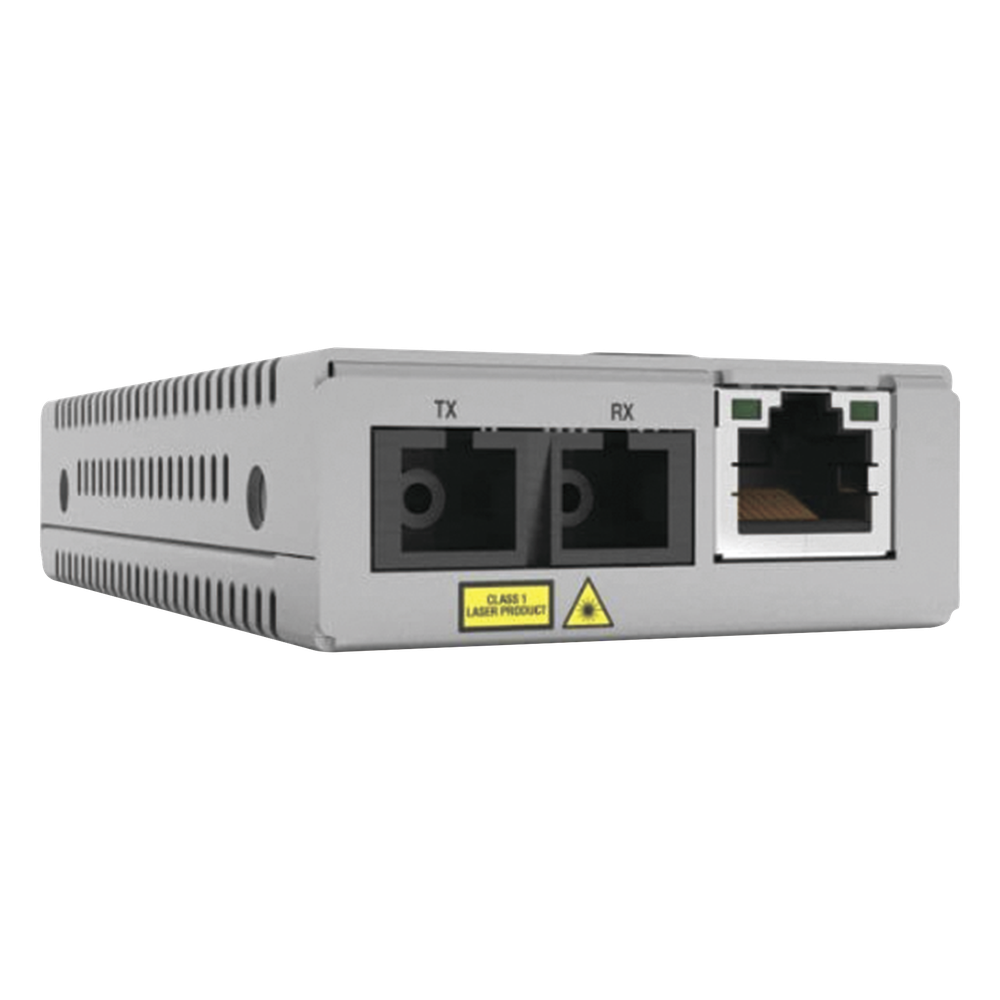 [AT-MMC2000LX/SC-960] Convertidor de medios Gigabit, conector SC Distancia (20KM) Monomodo Versión TAA