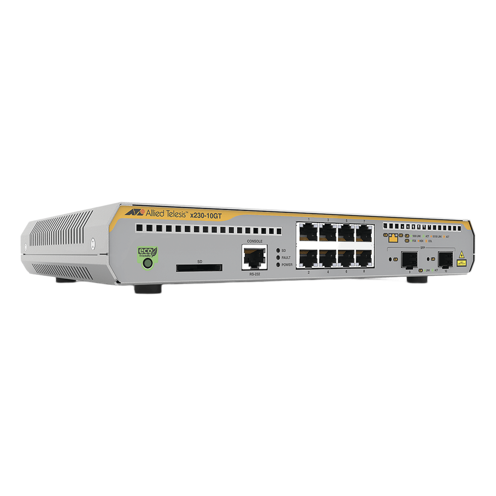 Switch Administrable Capa 3, 8 puertos 10 / 100 / 1000 Mbps + 2 puertos SFP Gigabit